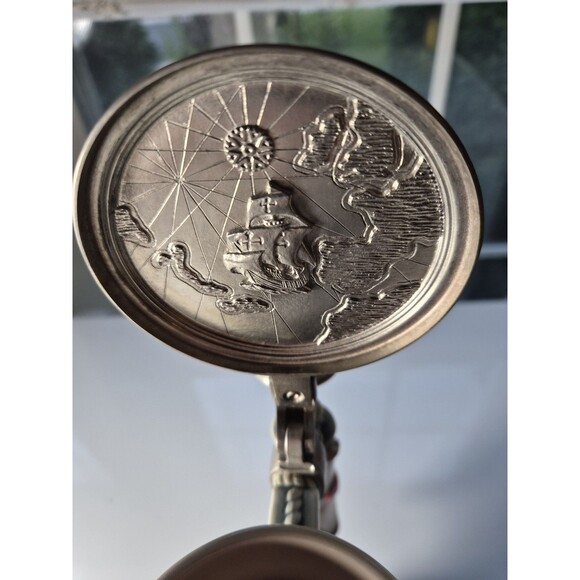 "Christopher Columbus New World" Vintage Lidded Ceramic Beer Stein 1992 Avon - Picture 7 of 11